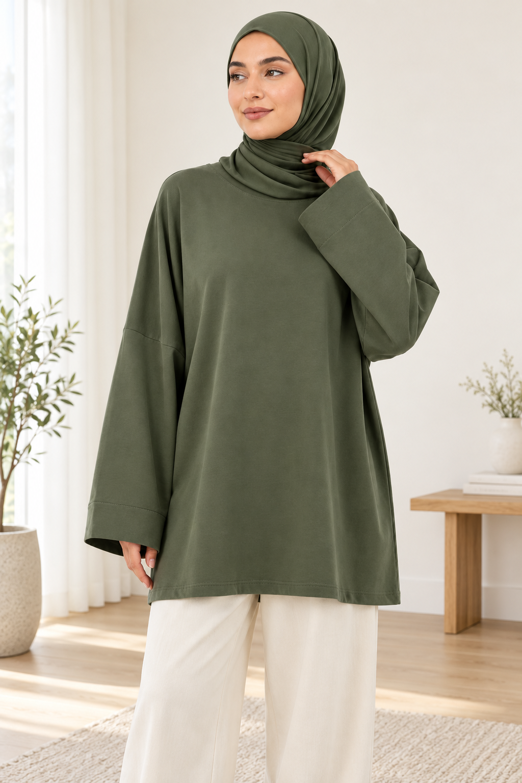 T-shirt oversize 95% coton