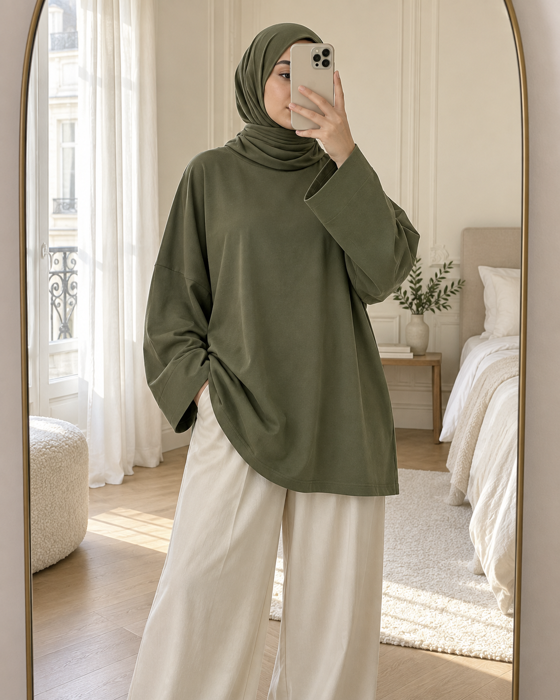T-shirt oversize 95% coton